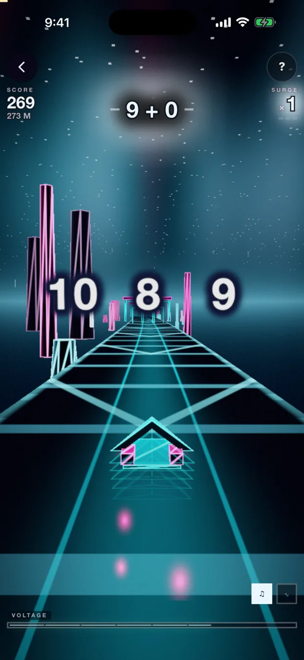 VOLTA — choosing the correct lane at speed